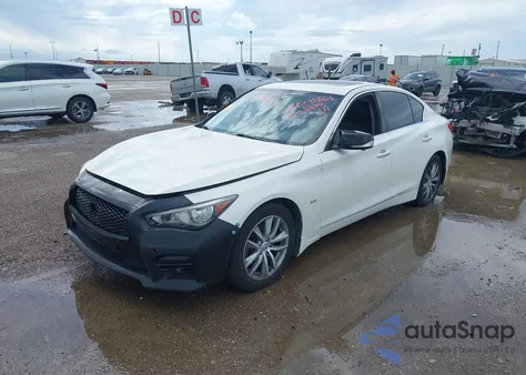 2016 Infiniti Q50 3.0T Premium from USA, damaged, VIN JN1EV7AP2GM305985